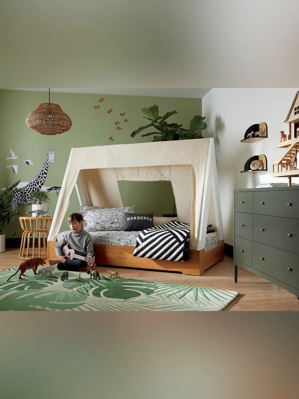 Crate&Barrel charcoal gray